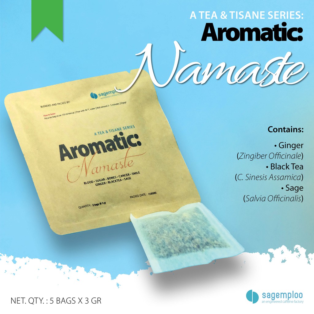 

Tisane Tea Bag Series Teh Celup Aromatic Artisan - Aromatic Series Namaste