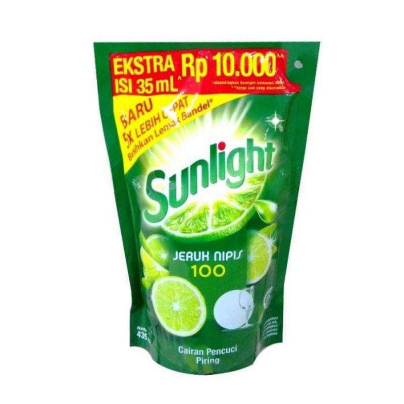 SUNLIGHT 435 ML KEMASAN 10000 / SABUN CUCI PIRING