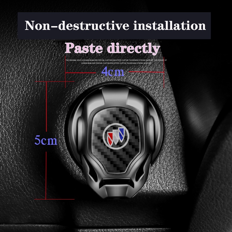 Iron Man Car Interior Engine Ignition start Stop Button Cover Pelindung Stiker Hias Aksesoris Interior Mobil Untuk Skoda Octavia Keluoke Stiker Dekorasi start Sekali Klik