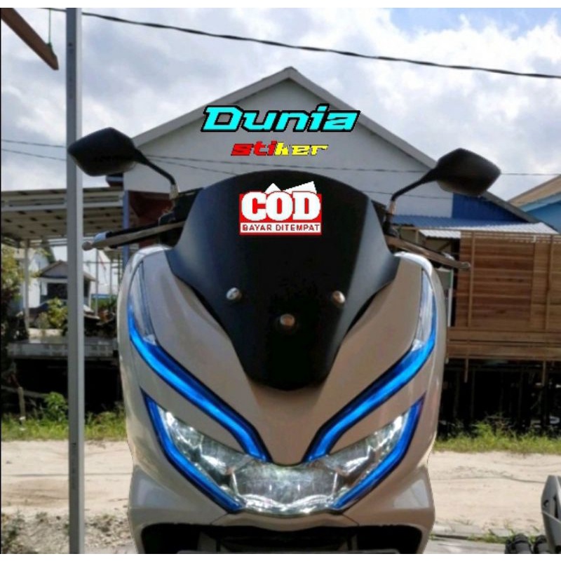 Sticker variasi lampu alis pcx 150 , stiker lampu pcx