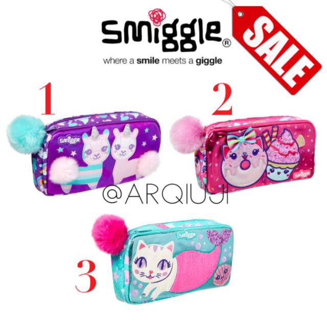 

Smiggle Amaze Character Two Pocket Pencil Case