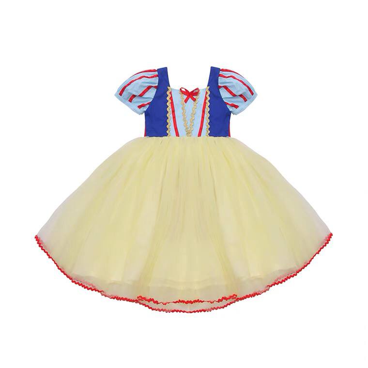 BAJU GAUN KOSTUM PRINCESS SNOW WHITE ANAK BALITA DRESS KARAKTER IMPOR