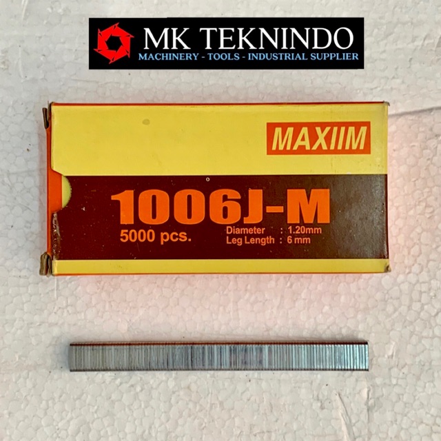 

MAXIIM REFILL AIR NAILER STAPLES STAPLER ISI MATA PAKU TEMBAK 1006J