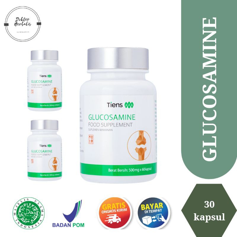 GLUCOSAMINE [30Kapsul] - memelihara kesehatan persendian_by dokter herbalis
