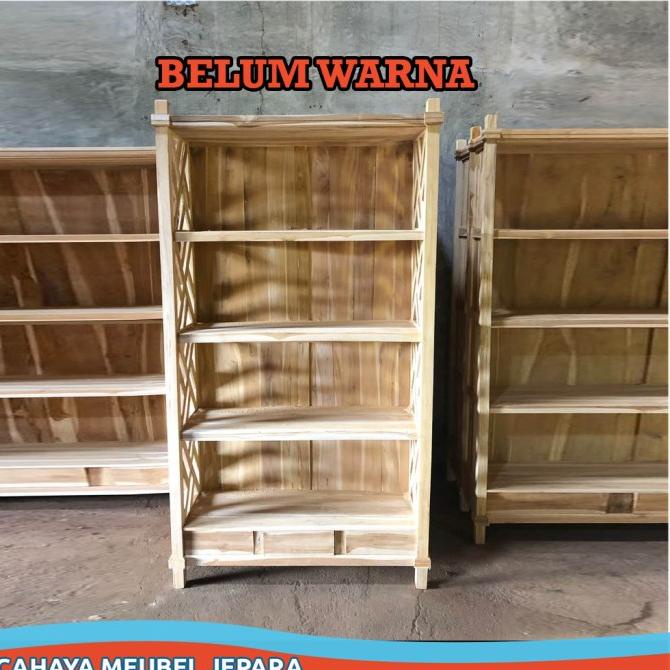 Rak Buku Kayu Minimalis Jati Lemari Buku Minimalis Kayu Lemari Boneka