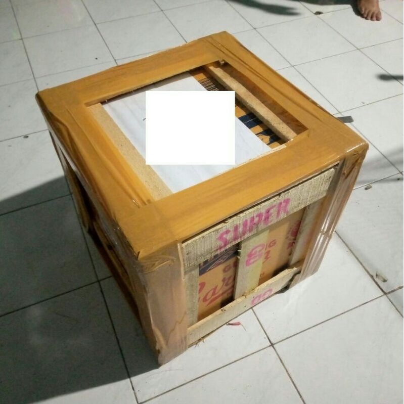 Peti Kayu Robot Pingpong Lokal