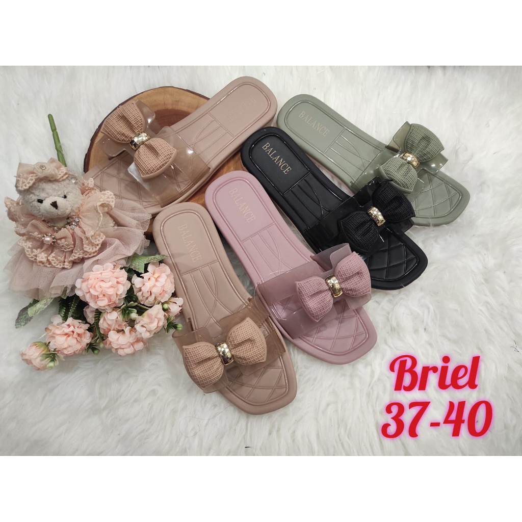 Sandal Balance Briel Tali Pita Jelly Empukk