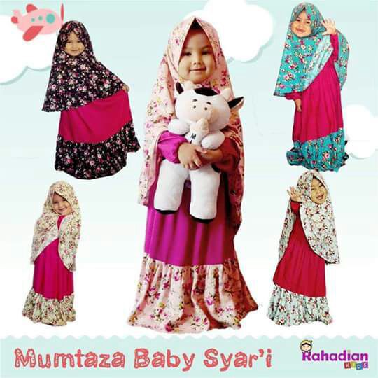 Gamis Anak Mumtaza Baby Syar'i Rahadian Kids