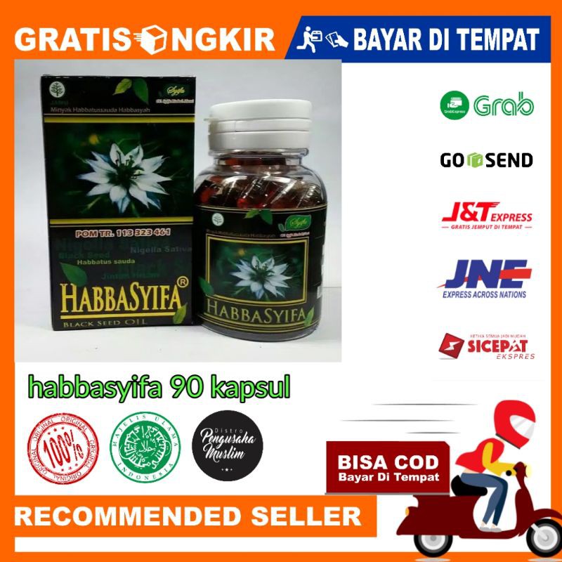 habbatussauda Habasyifa Habbasyifa isi 90 kapsul original 100%