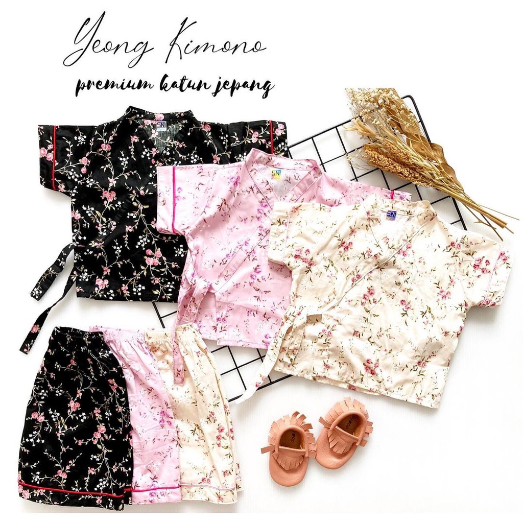YEONG kimono / UNICORN Blink Dress Baju Pergi Lucu Fashion Anak Bayi Perempuan Cewek Terlaris Lucu Import Impor-1