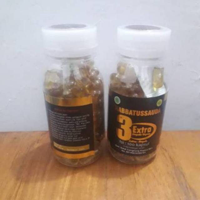 Habbatussauda Extra Propolis Trigona 100 Kapsul (zaitun, madu dan jinten)