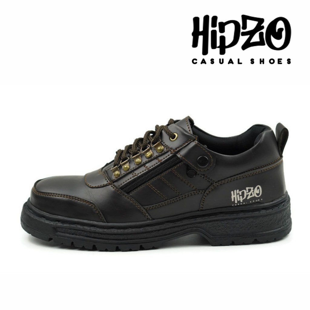 Sepatu Pria Safety Ujung Besi Hipzo M041 Original 100% Untuk Pria Kerja Proyek Image 5