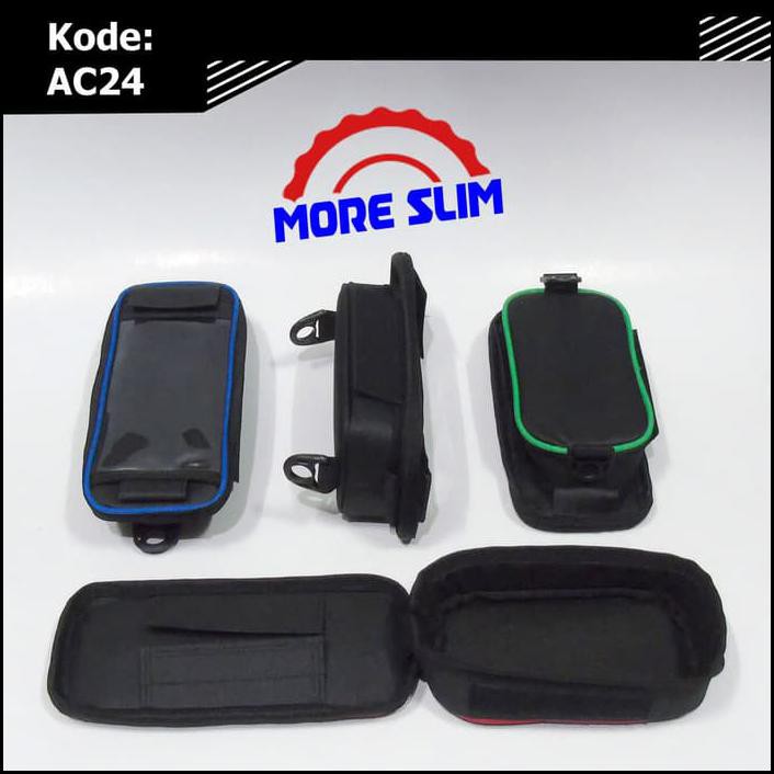 Tas Holder Hp Sepeda Motor Ac24 | Phone Holder Gojek | Selempang Motor