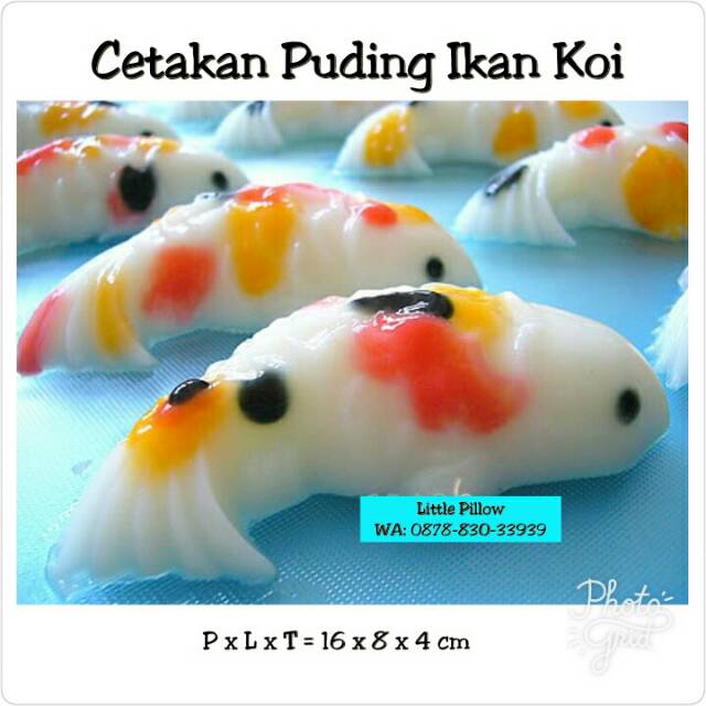 (KOI ISI 2) Cetakan Pudding/ Cetakan Agar Ikan Koi Besar