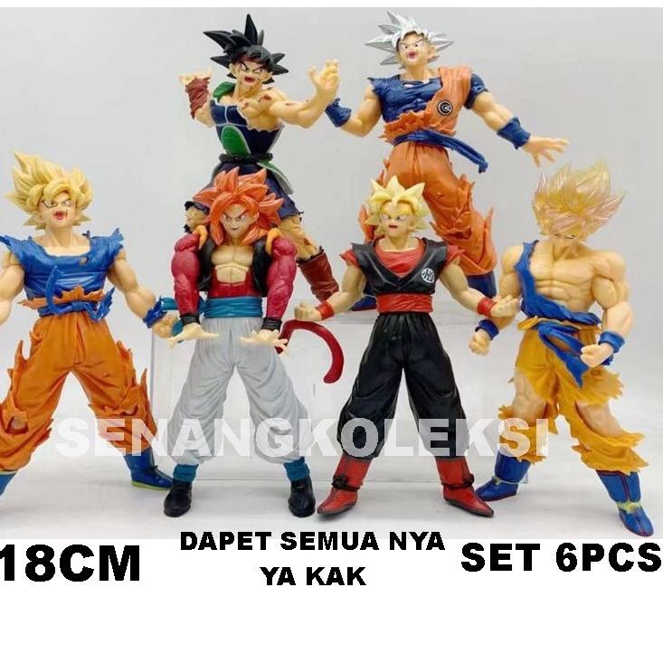 Serba Meriah Figure set 6 dragon ball son goku Termurah