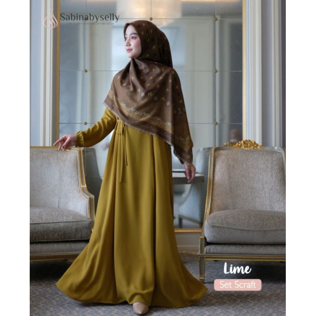 Vienetta dress gamis busui Sabina by Selly