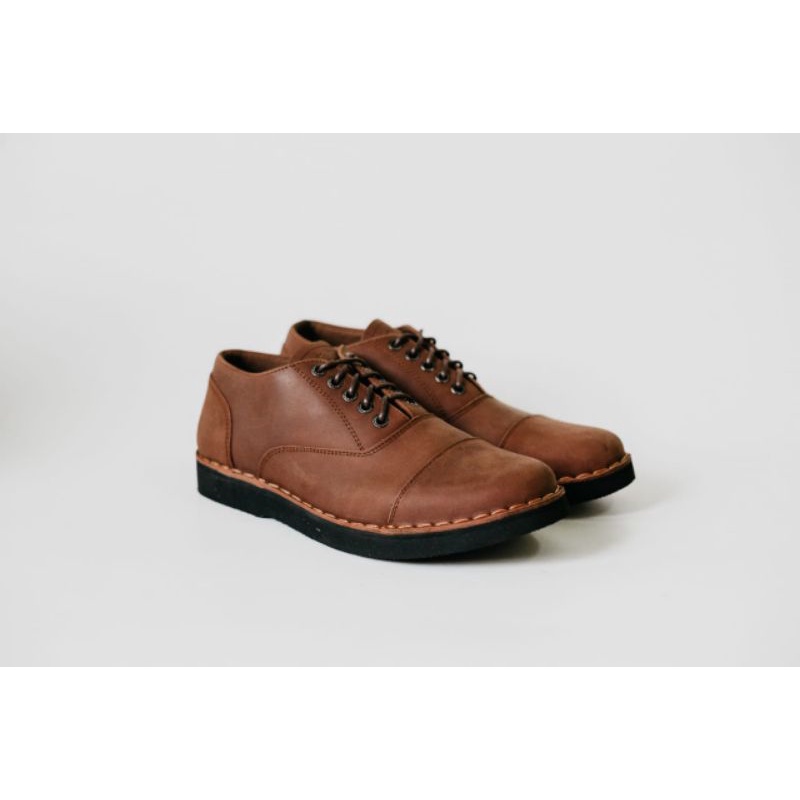 Sepatu Kasual Pria Piede Kulit Asli Original Handmade Kerja Santai