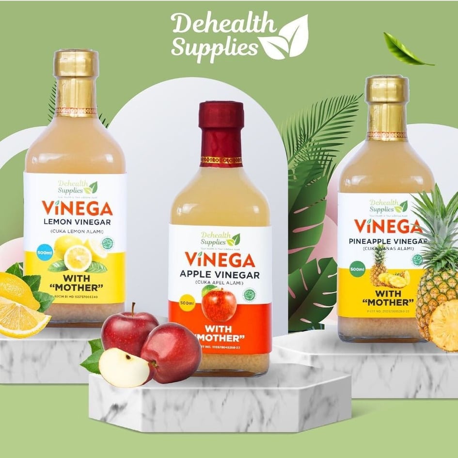 Vinega Cuka Apel Dehealth Supplies (Apple Vinegar)