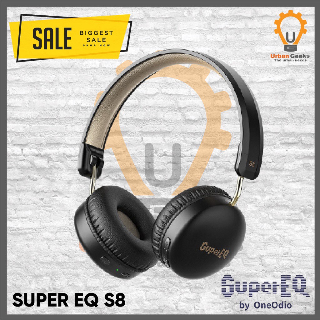 Wireless Bluetooth HIFI Headphones  ONEODIO SuperEQ S8 ANC