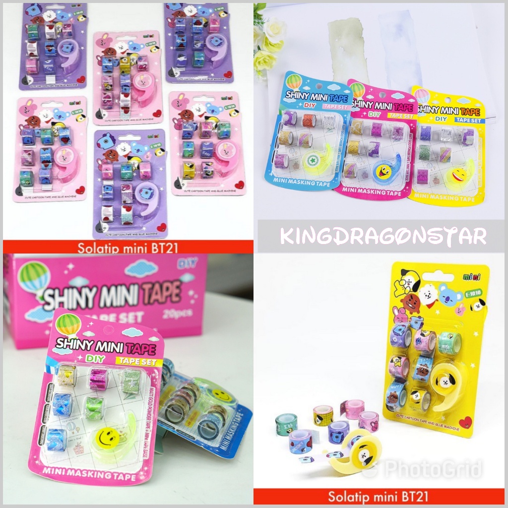 

COD 1 SET SELOTIP WASHI BTS / ISOLASI SELOTIP KPOP LUCU KD131