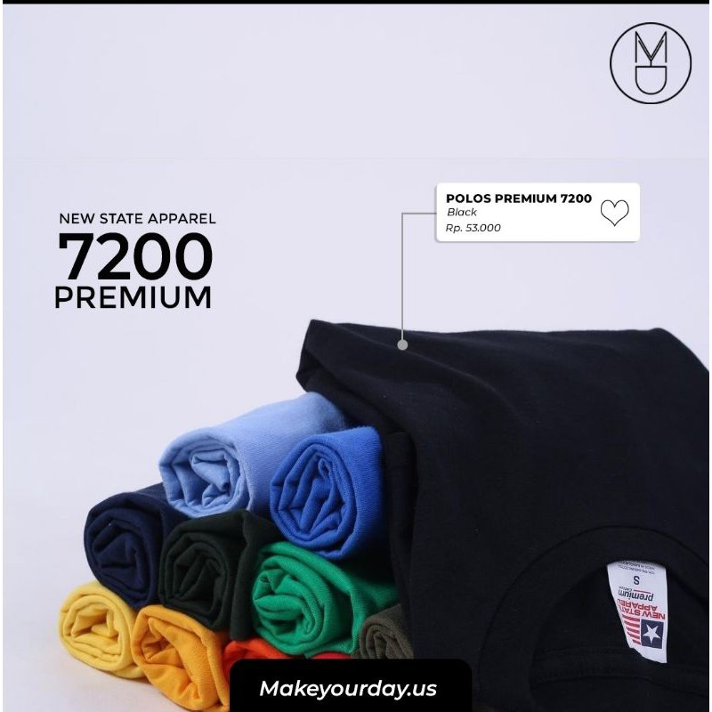 MYD-NSA Kaos Polos Premium 7200