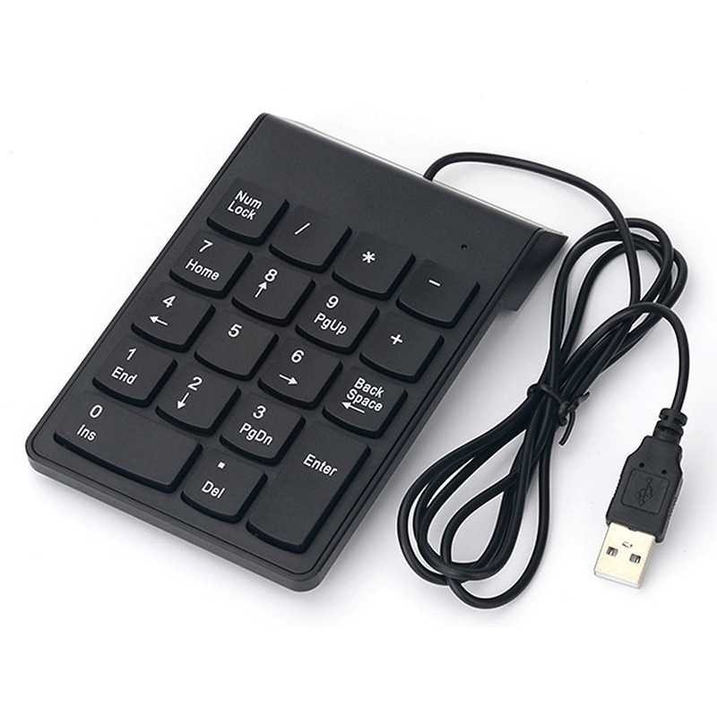 Hot Promo ! ANENG Numeric Keypad Numpad LED Backlight USB - K24