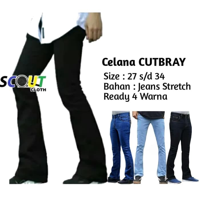 Original Terpopuler Celana Levis Pria Jeans Pencil Blue Garmen S 3895MM  Cutbray Jeans Cutbray Mode