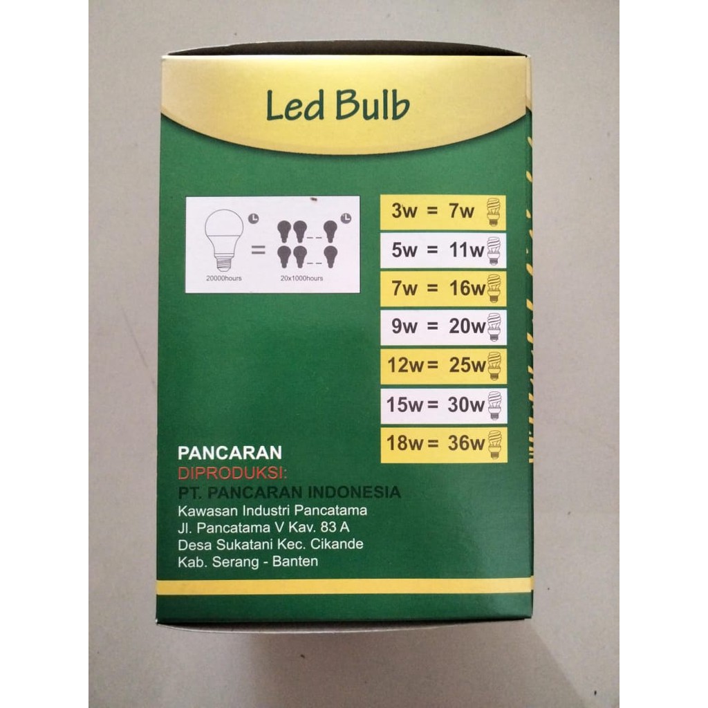 FUTAKO 50 PCS Lampu Bohlam LED BULB 15 Watt MEREK PANCARAN HARGA GLOSIR