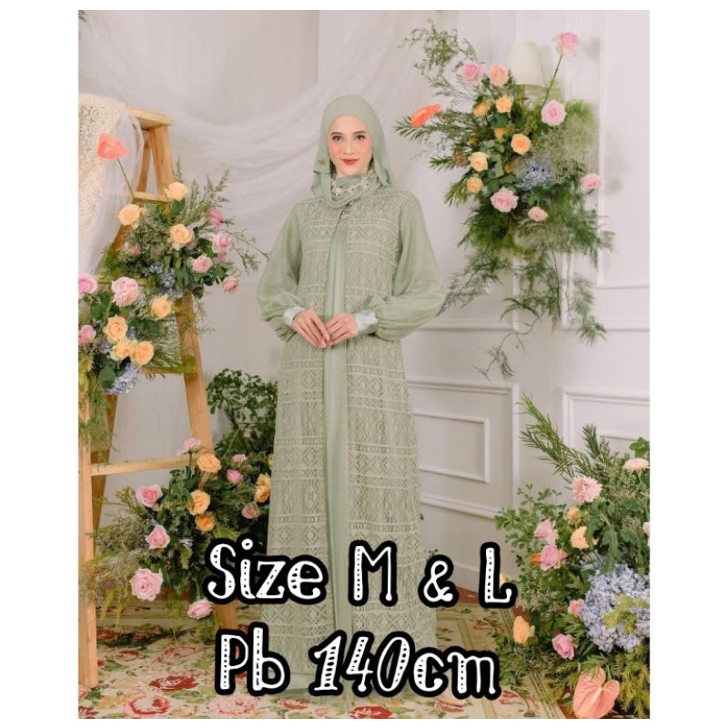 Aurelia Dress Sage Green Ainayya