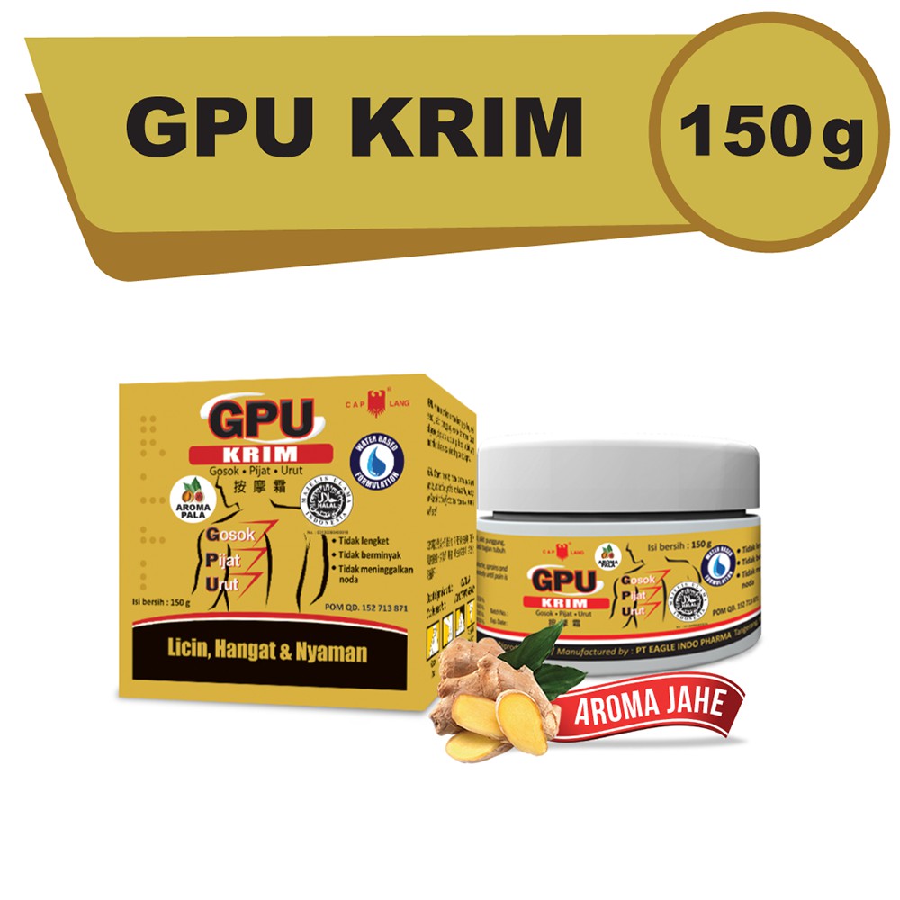 

Cap Lang GPU KRIM JAHE 150 G