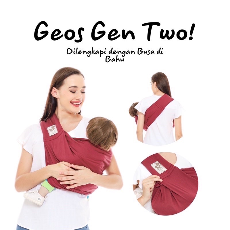 Mere Et Moi Geos Gen Two Geos Gen 2 Gendongan Kaos Bayi