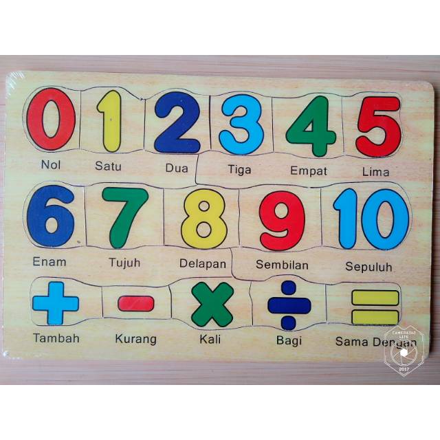 Puzzle angka 1-10 toko jual beli cari agen grosir bandar produsen pabrik mainan puzzle pusel stiker 