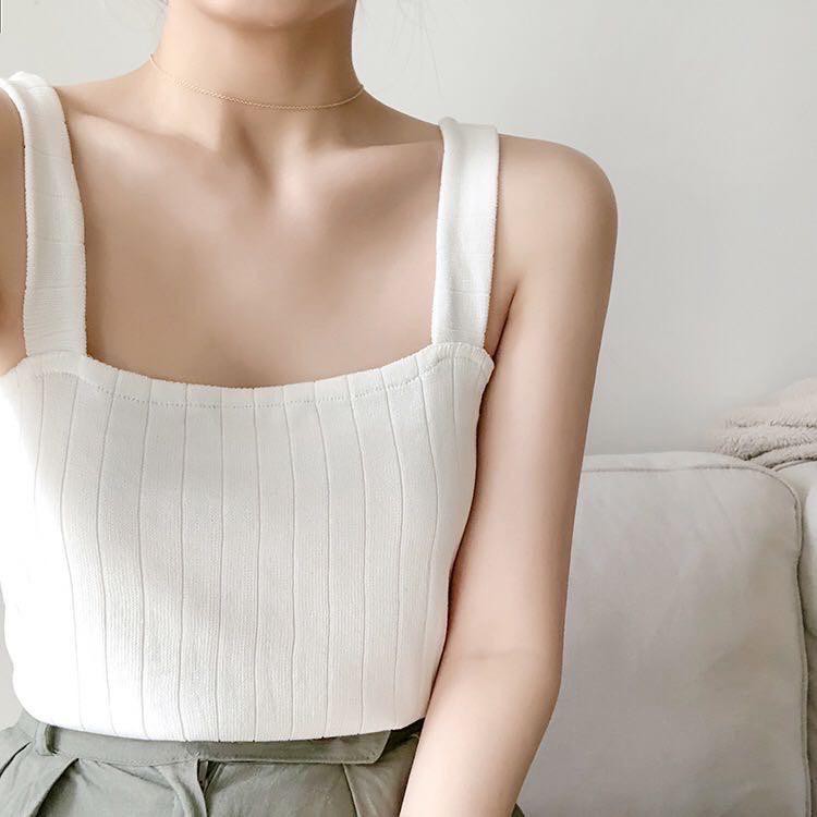 Korean Knit Tank Top | TANK TOP TALI RIB |SALE MURAH 1 KG MUAT 12PC-8
