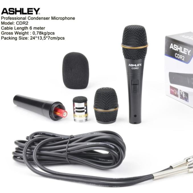 mic Ashley condenser microphone model CDR 2