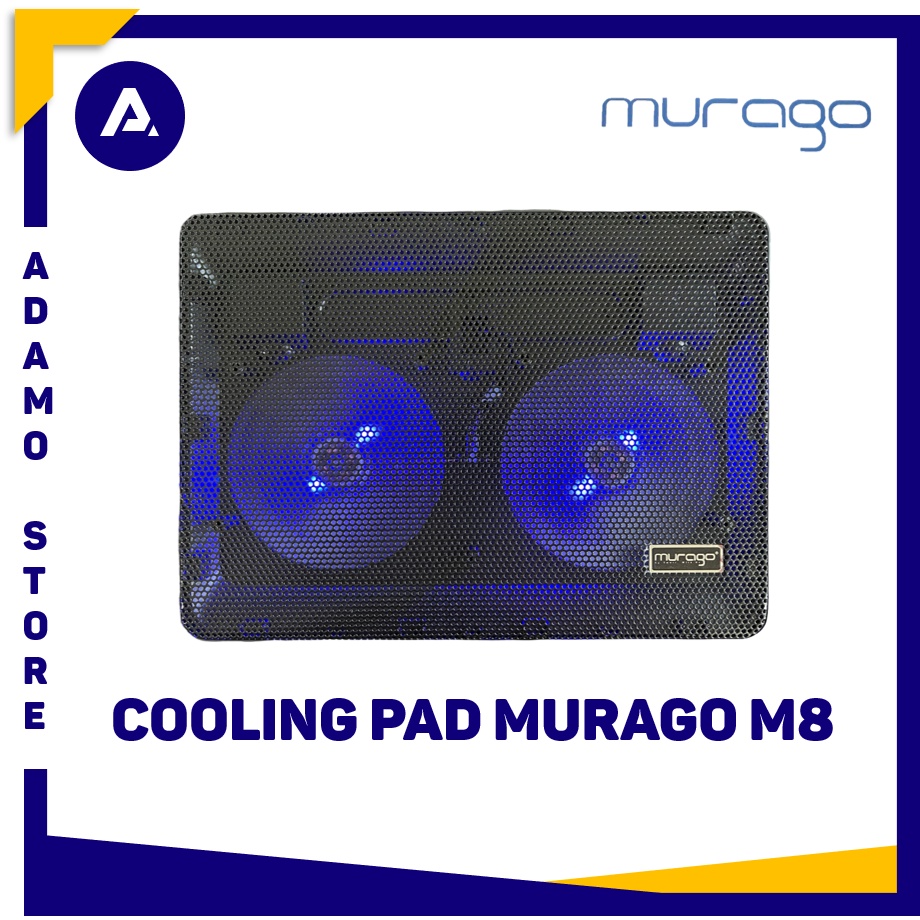 Cooling Pad Laptop Murago M8 Kipas Fan Pendingin Notebook