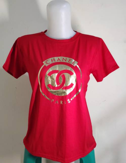 Kaos murah wanita size L slim fit (slim fit)