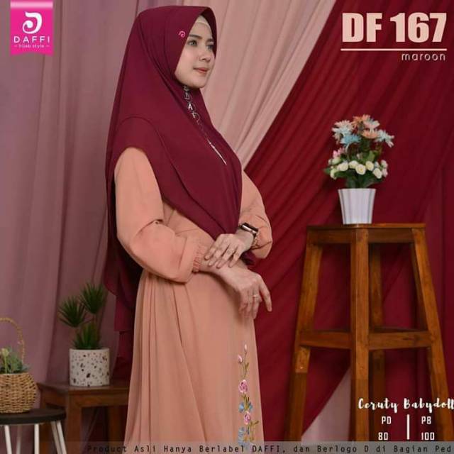 DF 167/ Salwa ori by DAFFI hijab style