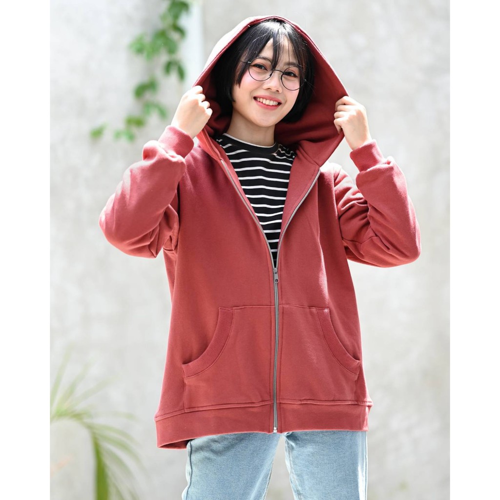 Myrubylicious REABETSOE HOODED JACKET-TERRACOTTA