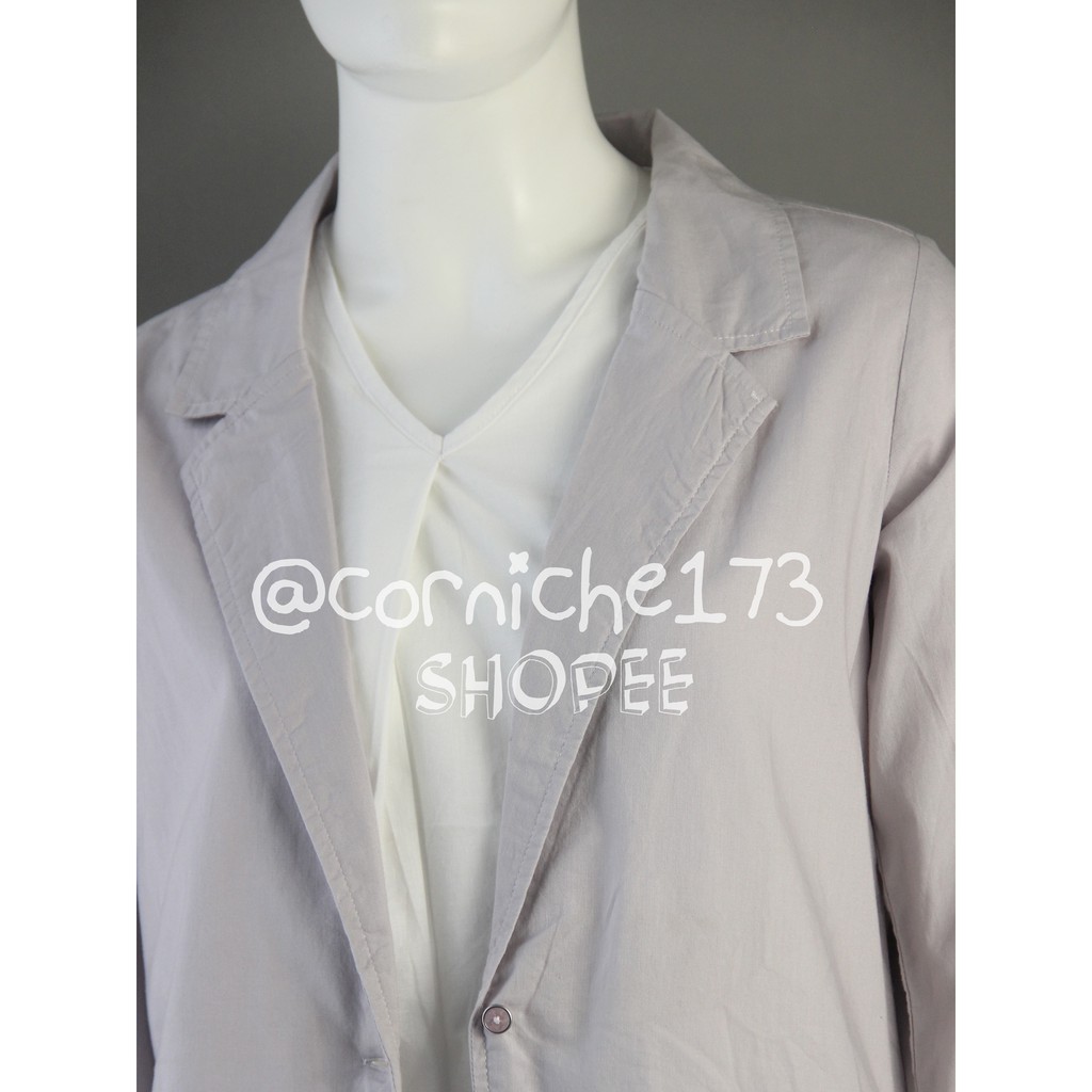 Corniche Tedy Blazer Light Grey - TH231173