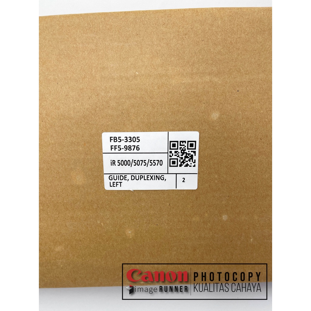 Guide Duplexing Left Canon IR 6000/5075/6570 FF5-9876-000 Import