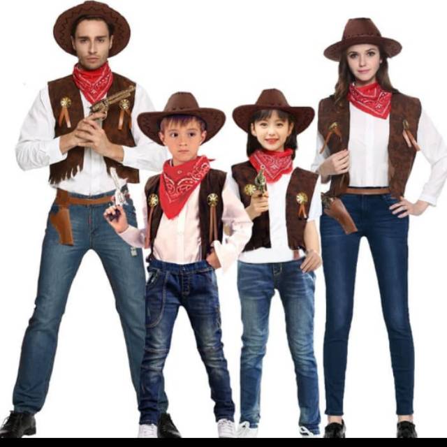 Jual Cowboy Costume Cowboy Vest Halloween Costume Kids Indonesia|Shopee  Indonesia