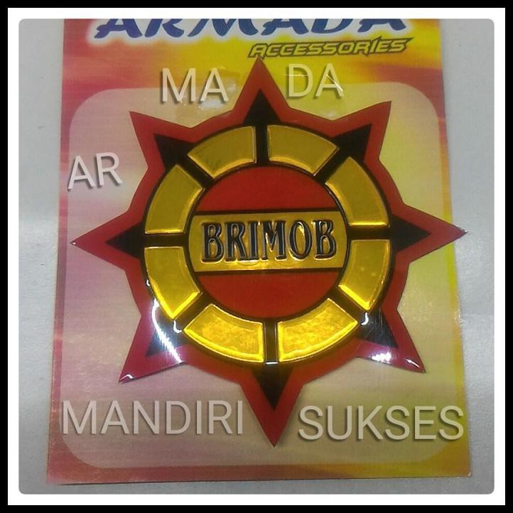 

STIKER KILAP PVC BRIMOB | AKSESORIS KENDARAAN CRAFT STATIONERY - ORANGE