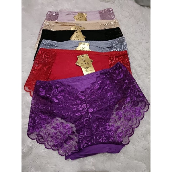 celana dalam brokat // celana dalam wanita full brokat model mini