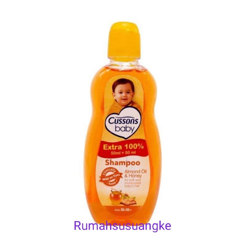 shampoo cussons almond oil &amp; honey 50ml+50ml