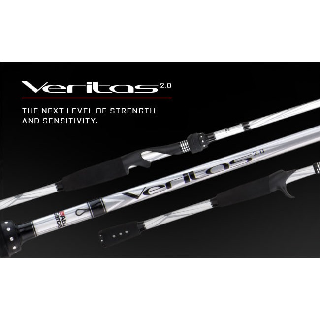 Alat Mancing Joran Spinning Abu Garcia Veritas 2.0 VR2S602MH 180 Cm Line 8-20lb