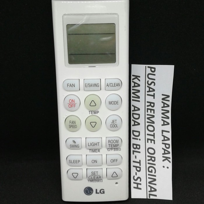 REMOT REMOTE AC LG HERCULES ORIGINAL PABRIK