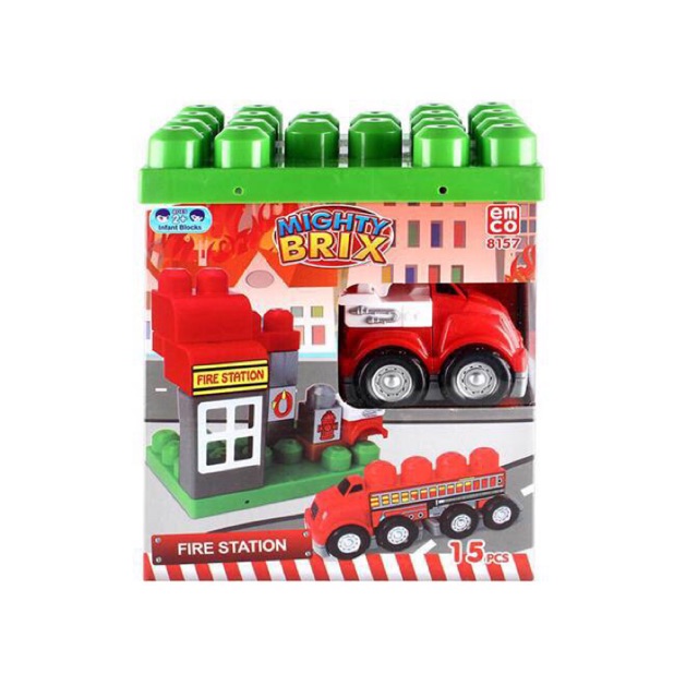 MIGHTY BRIX EMCO FIRE STATION