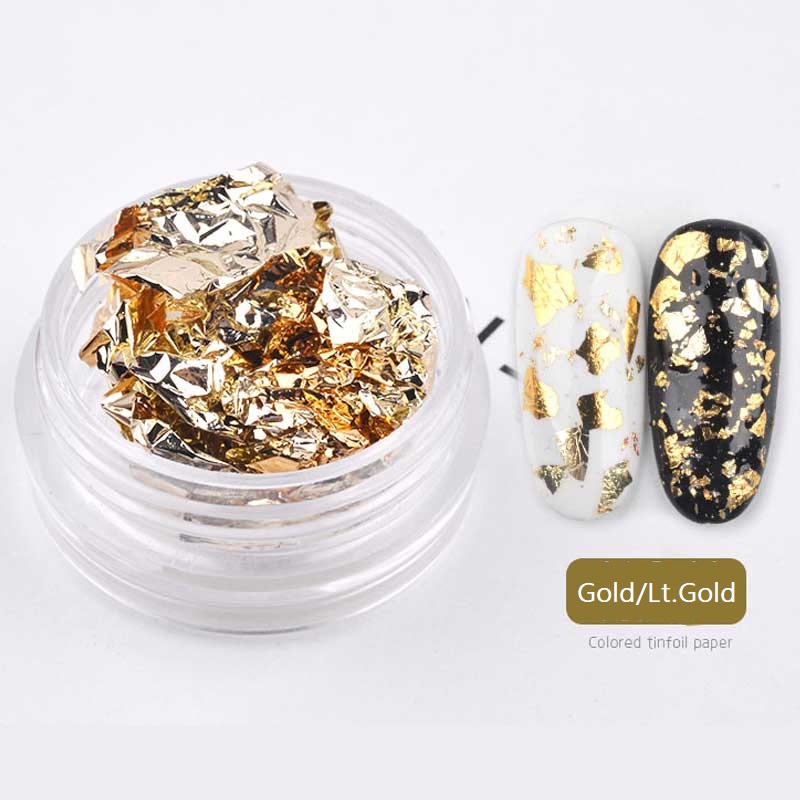 Nail Art Aluminium Foil Flakes