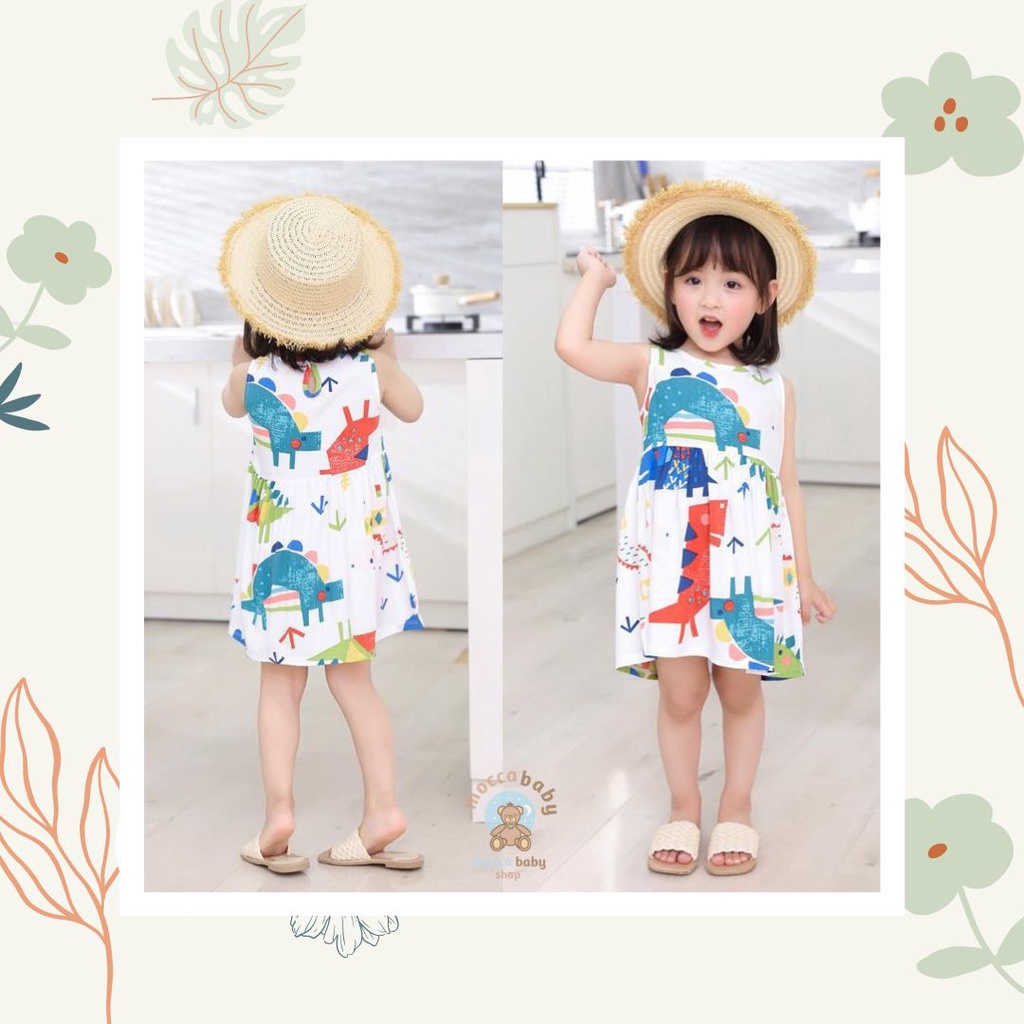 MBSS - DRESS ROSIE KATUN IMPOR / dress anak perempuan / PRINTED DRESS / PREMIUM QUALITY - DS2