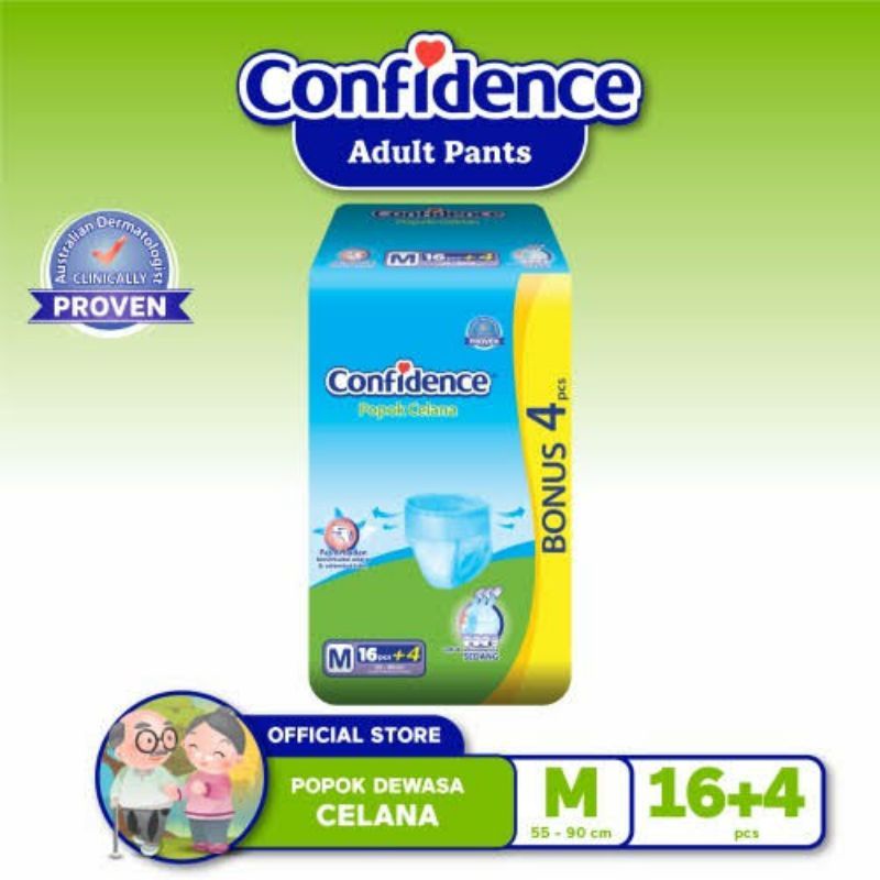 Confidence Adult Pants M16 - M16+4 Popok Celana Dewasa Confidence